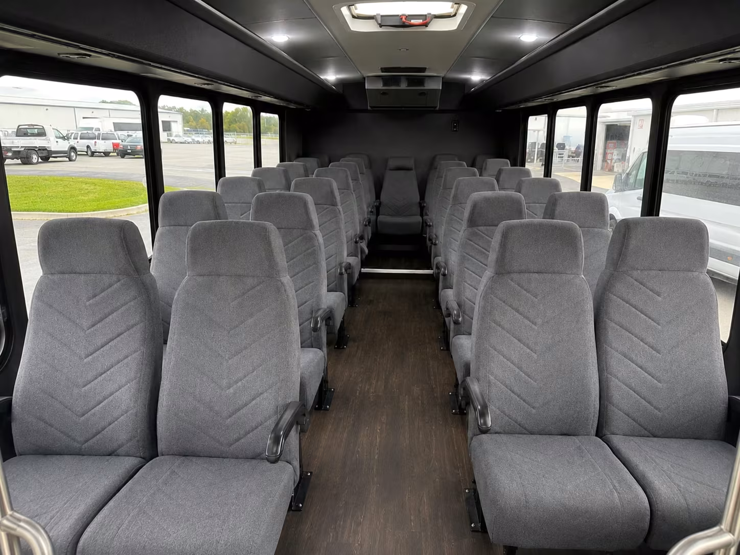 18 passenger minibus interior