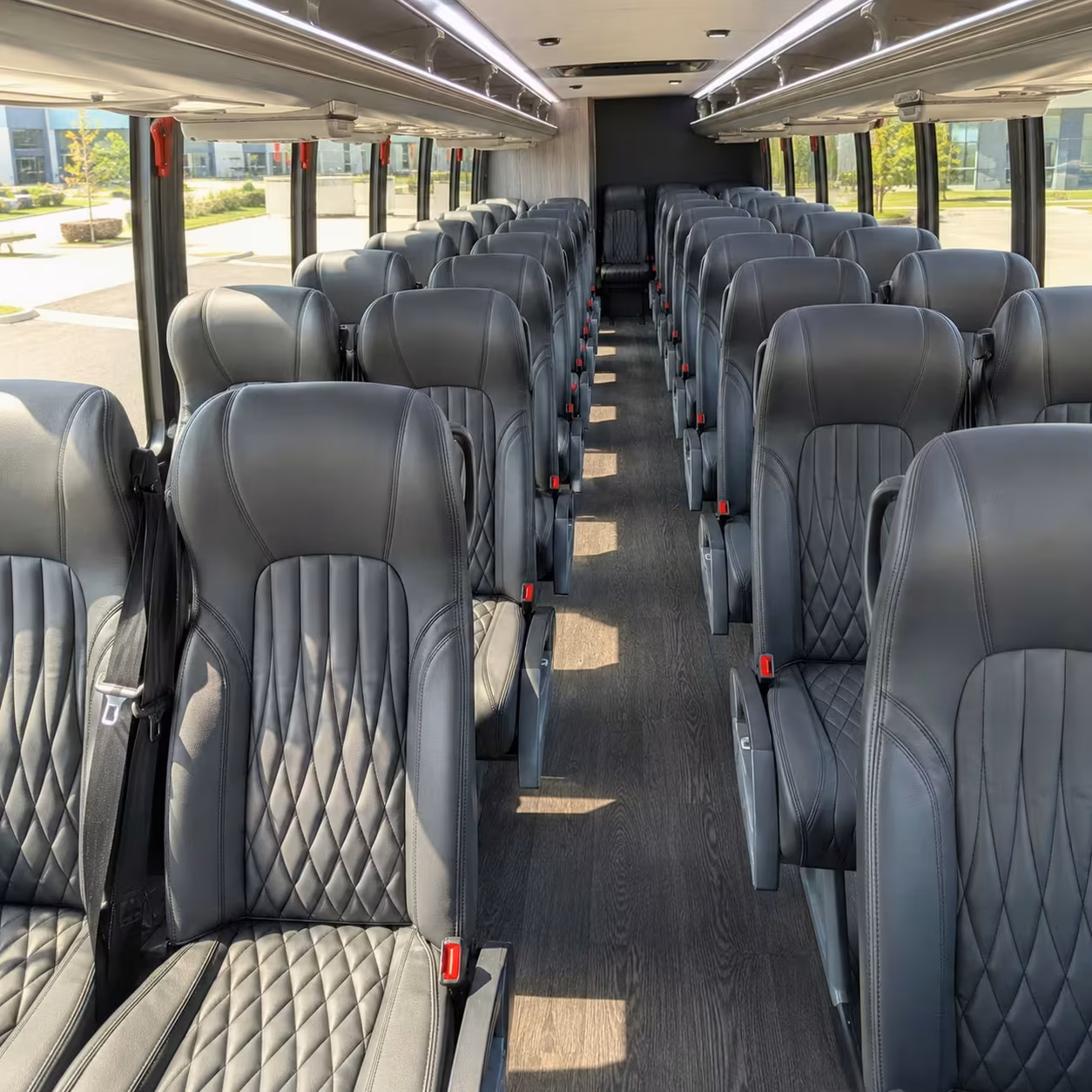 28 passenger minibus interior