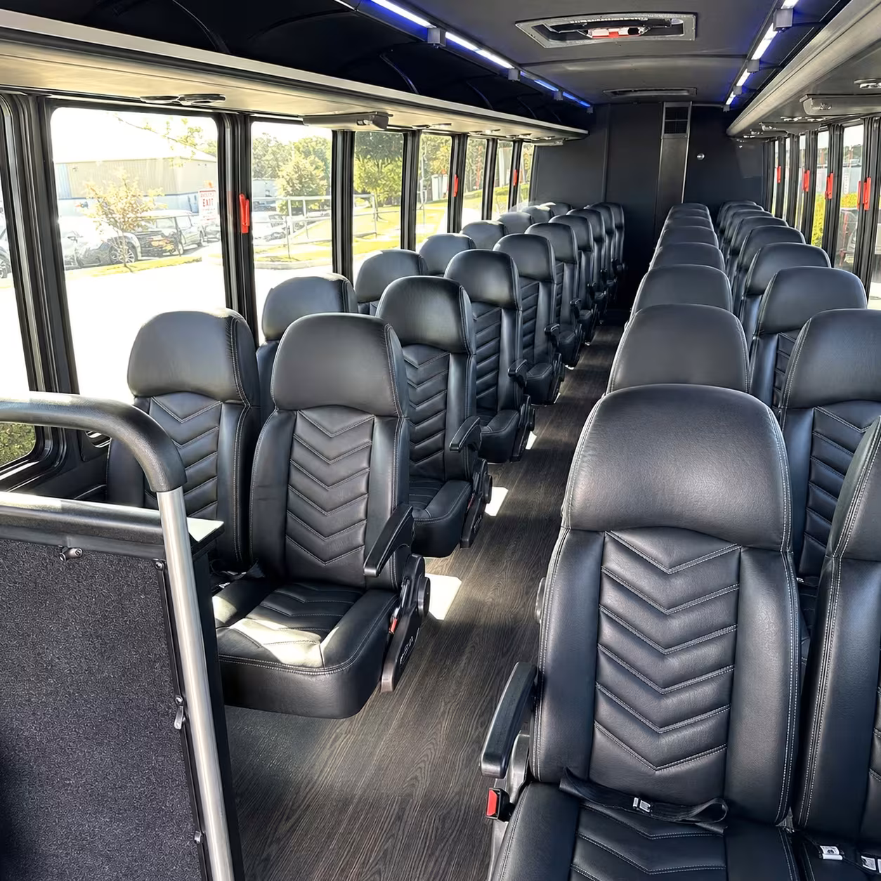 30 passenger minibus inside