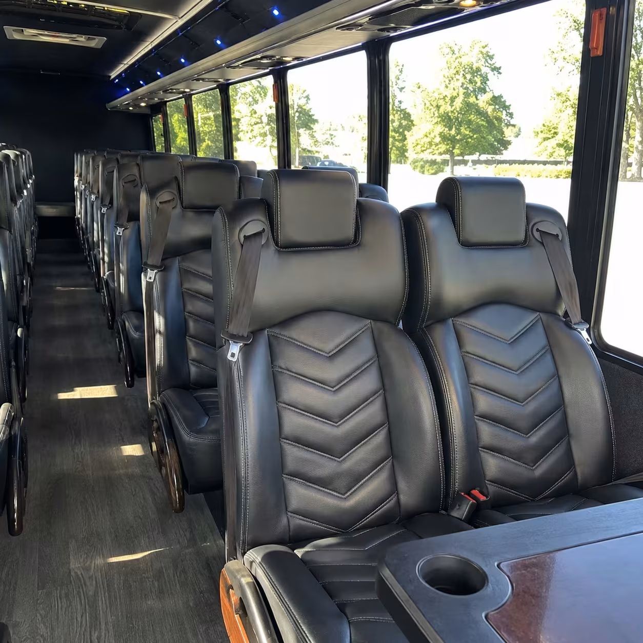 30 passenger minibus interior