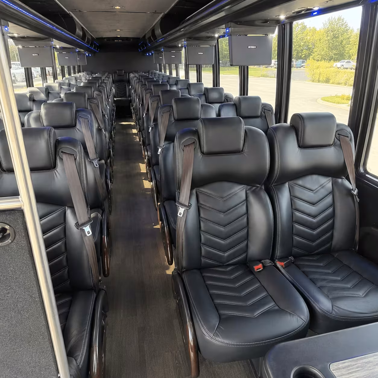 35 passenger minibus inside