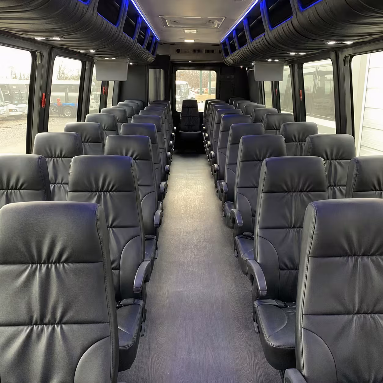 35 passenger minibus interior