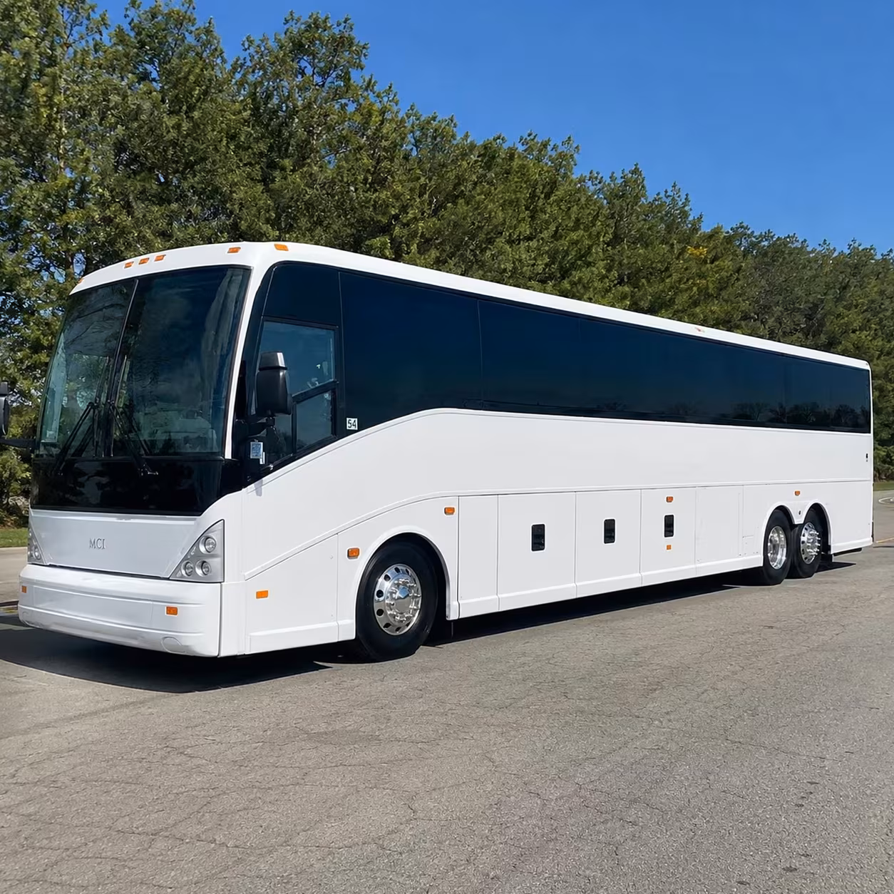 56 passenger charter bus