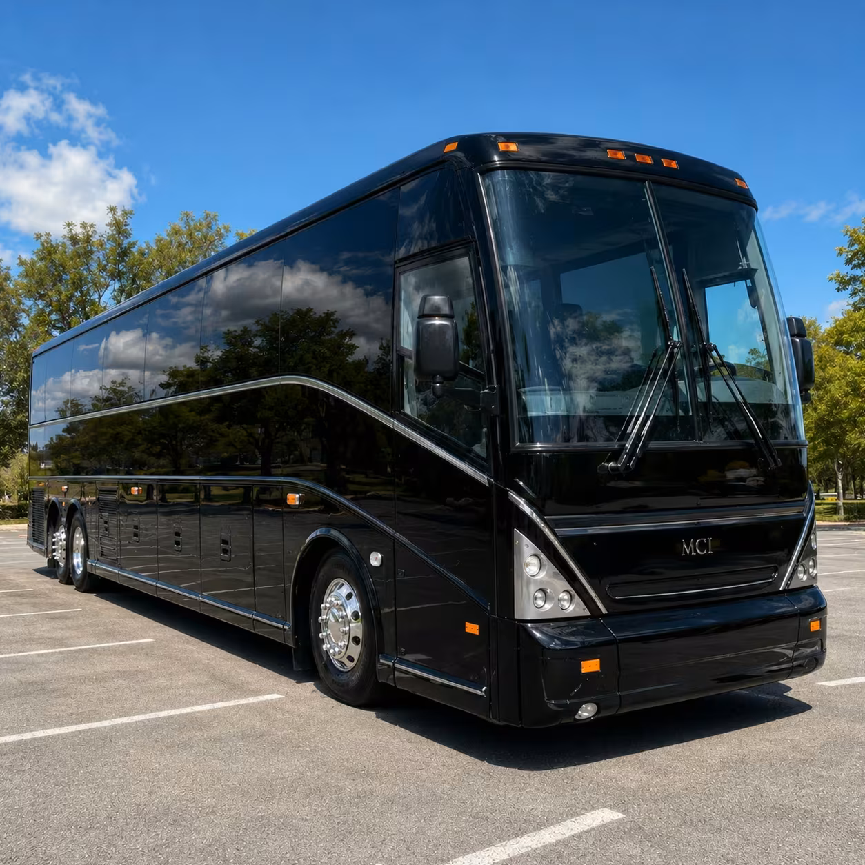 atlanta 56 passenger charter bus rental