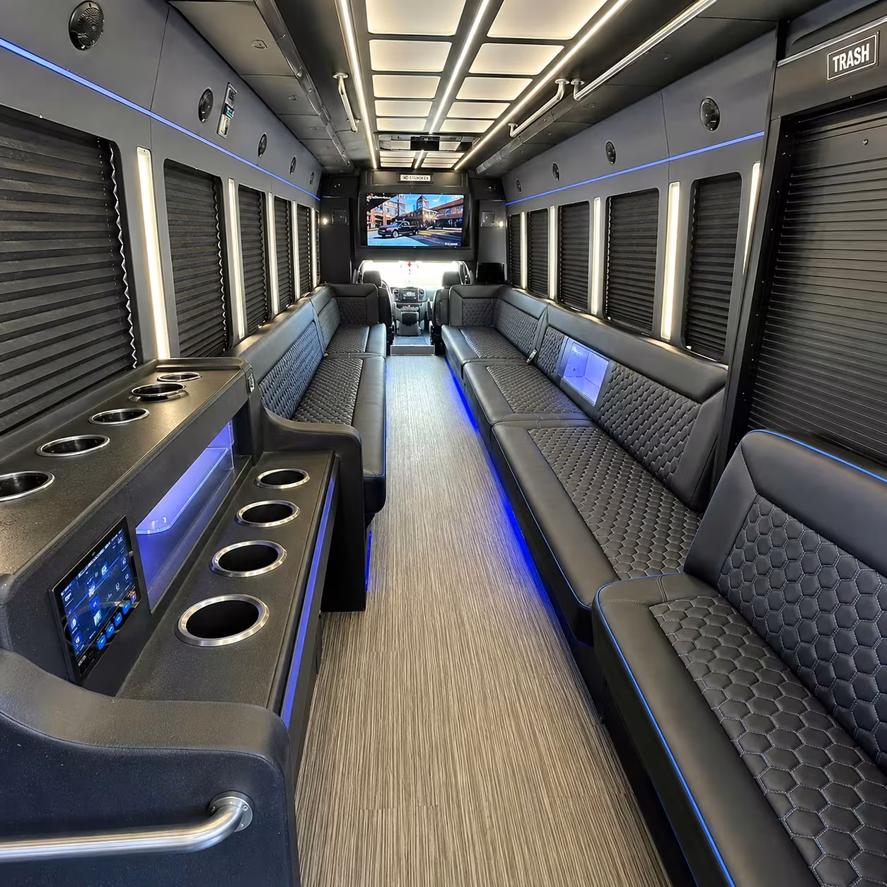 party bus interior