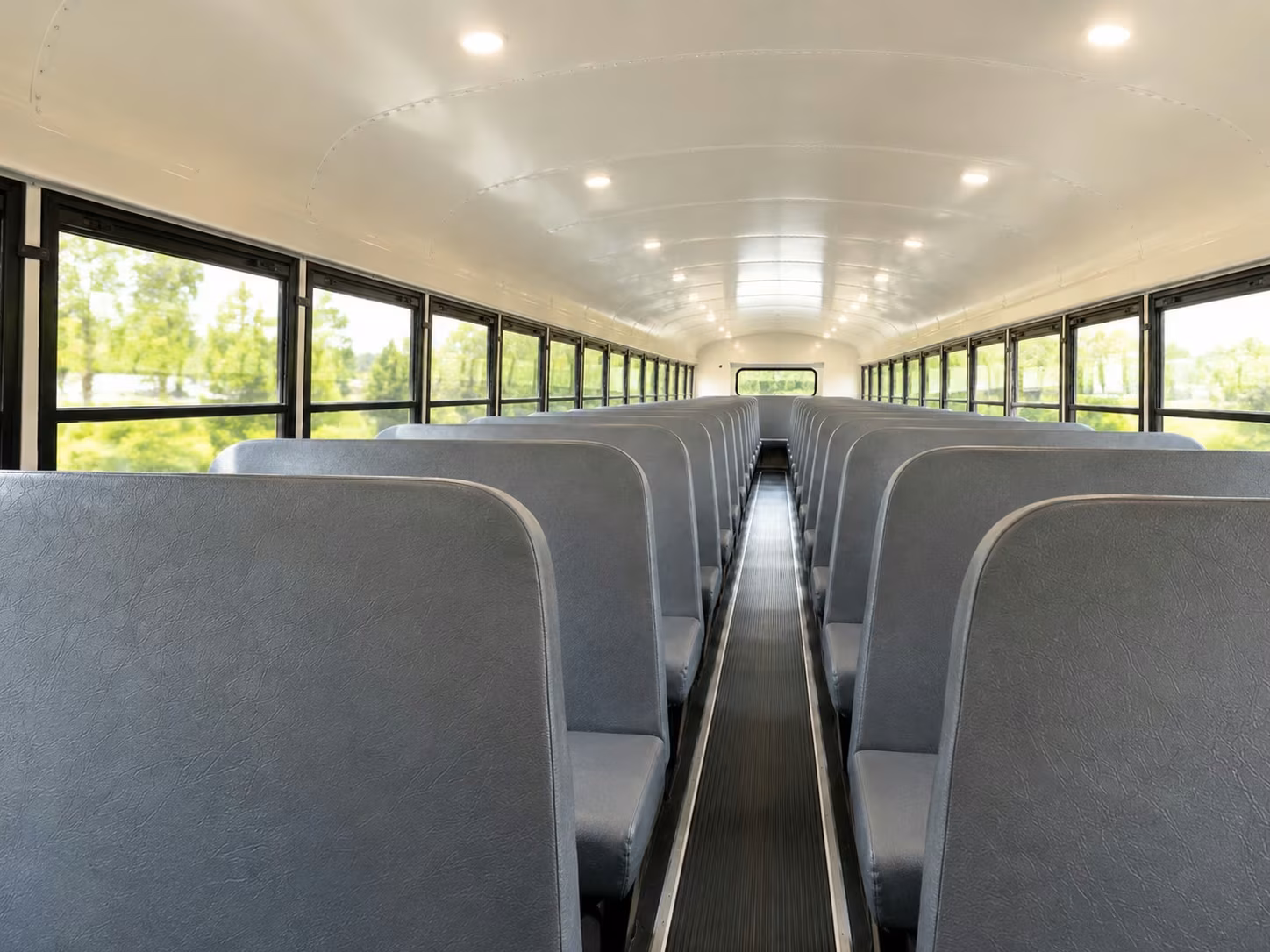 school bus interior
