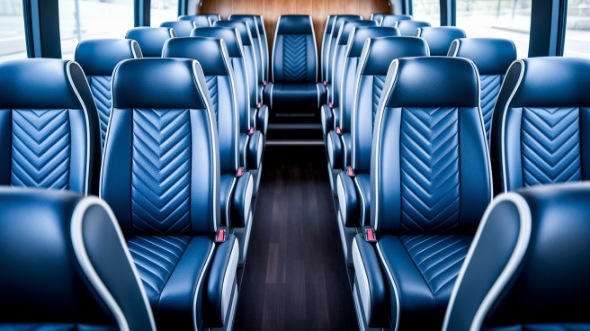 atlanta 18 passenger minibus inside