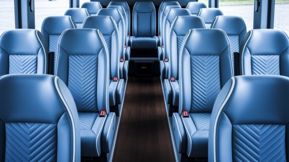 atlanta 28 passenger minibus inside