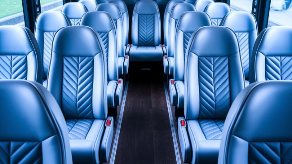 atlanta 35 passenger minibus inside