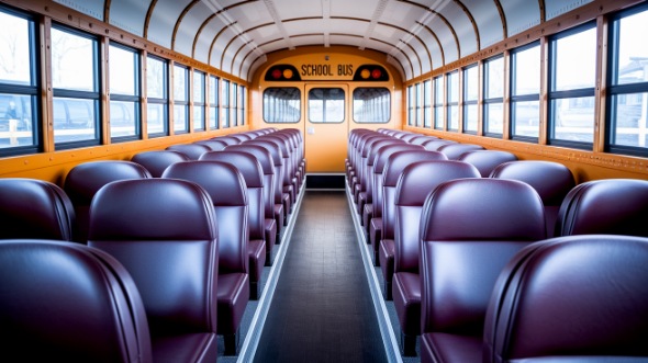 atlanta school bus rental inside