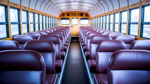 school bus rental interior atlanta